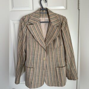 Vintage Holt Renfrew Striped Blazer